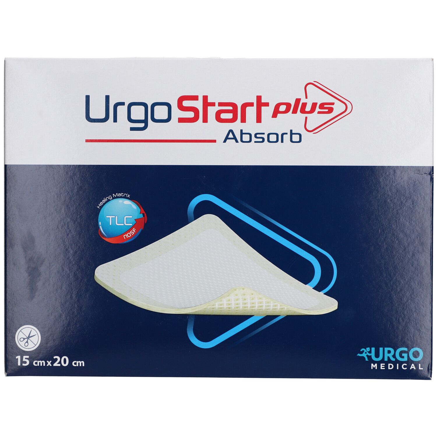 Urgostart Plus Absorb 15x20 cm Wundeauflage 5 St Verband