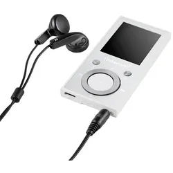 Intenso Video Scooter BT MP3-Player 64 GB – Bluetooth 5.0, 1,8" LCD Display, USB-C, microSD-Kartenleser, 18 Std. Akkulaufzeit, Musik- & Videoplayer, Weiß