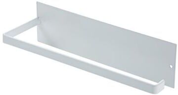 Uplifted Trends Kitchen Paper Towel Holder Carbon Steel No Punch Roll Hanger & Storage Rack white