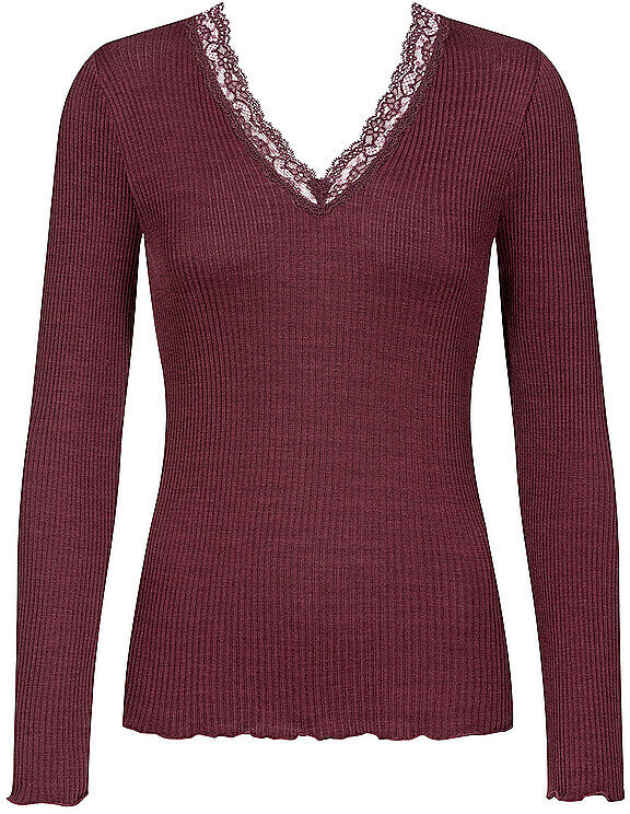 MEY Langarmshirt WOOL EXPRESSIVE boysenberry beere   XS W