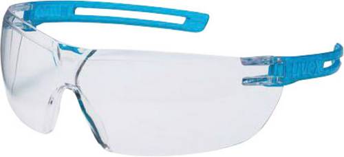 uvex x-fit 9199265 Schutzbrille inkl. UV-Schutz Blau, Transluzent