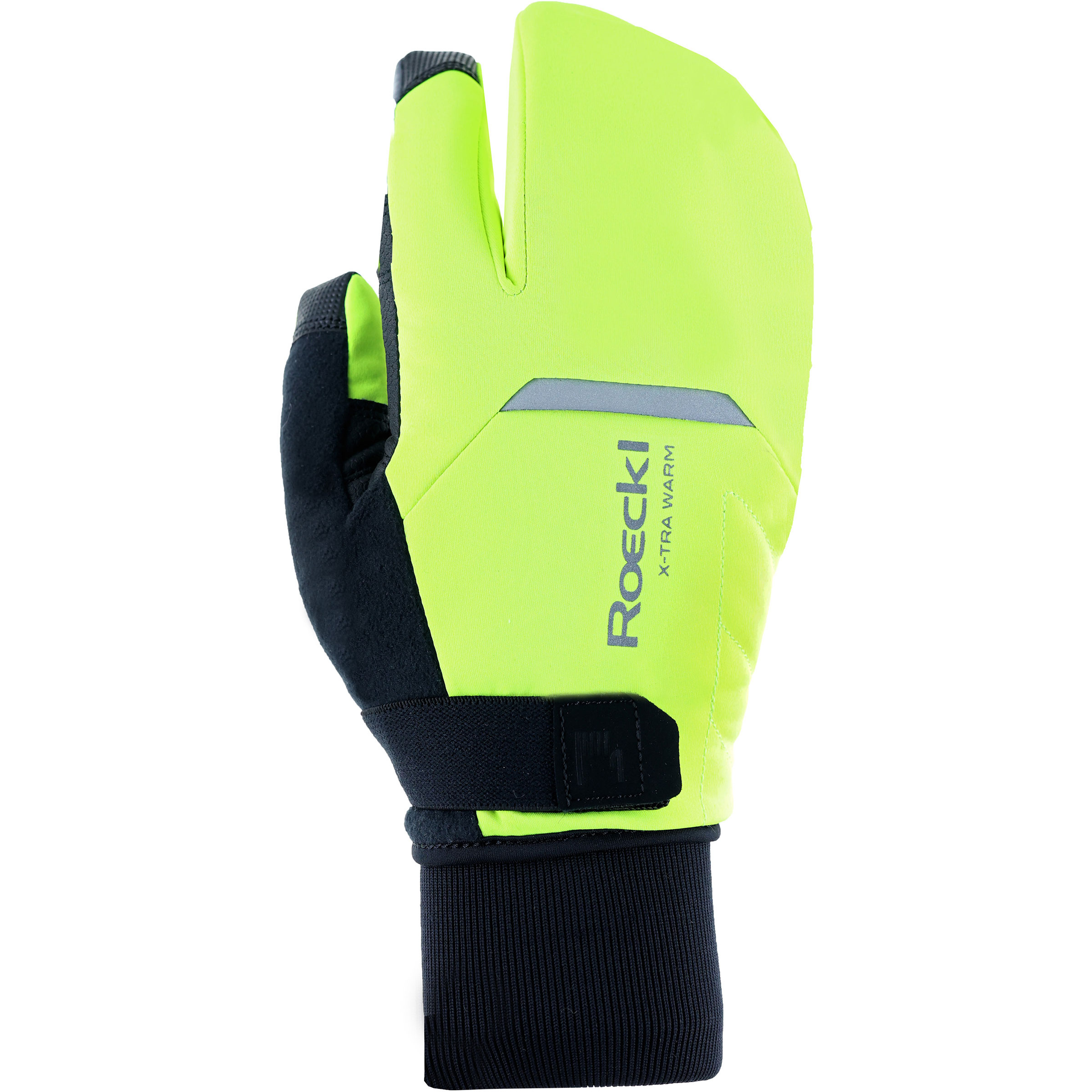 Roeckl Sports Villach 3 Trigger 3-Finger-Handschuhe gelb Größe 7 Skifahren