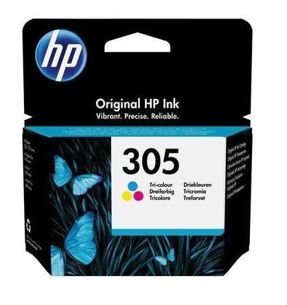 HP Original 305 Druckerpatrone 3-farbig C/M/Y (3YM60AE) Instant Ink