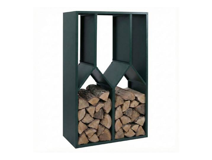 MCW Kaminholzregal MCW-P76, BxTxH:95x50x160 cm, Markantes Design, Viel Stauraum, Stabile Konstruktion