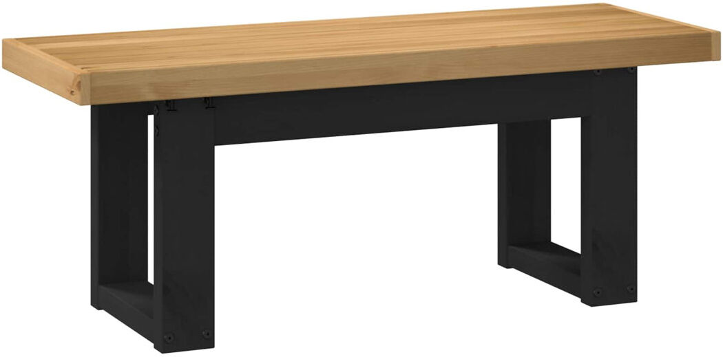 Brambly Cottage Upholstered Bench Natural 45cm H X 120cm W X 41cm D