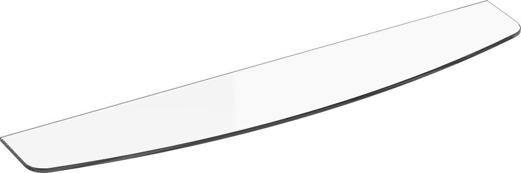 Keuco City.2 étagère 02710009600 plaque en verre cristal, 650 x 120 x 6 mm