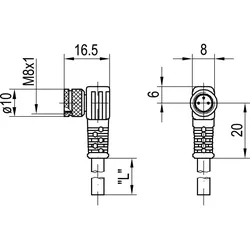Sensopart Anschlusskabel K4-2m-W-PUR
