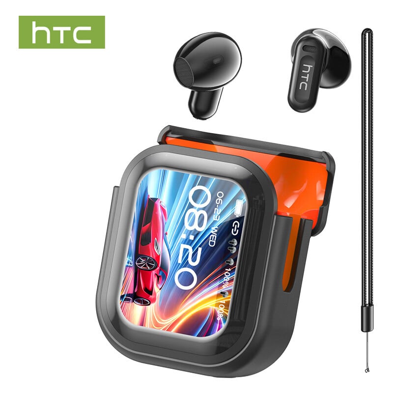 HTC NE20 draadloze oordopjes met AI-vertaling, Bluetooth 5.4, LED-display en waterdichtheid