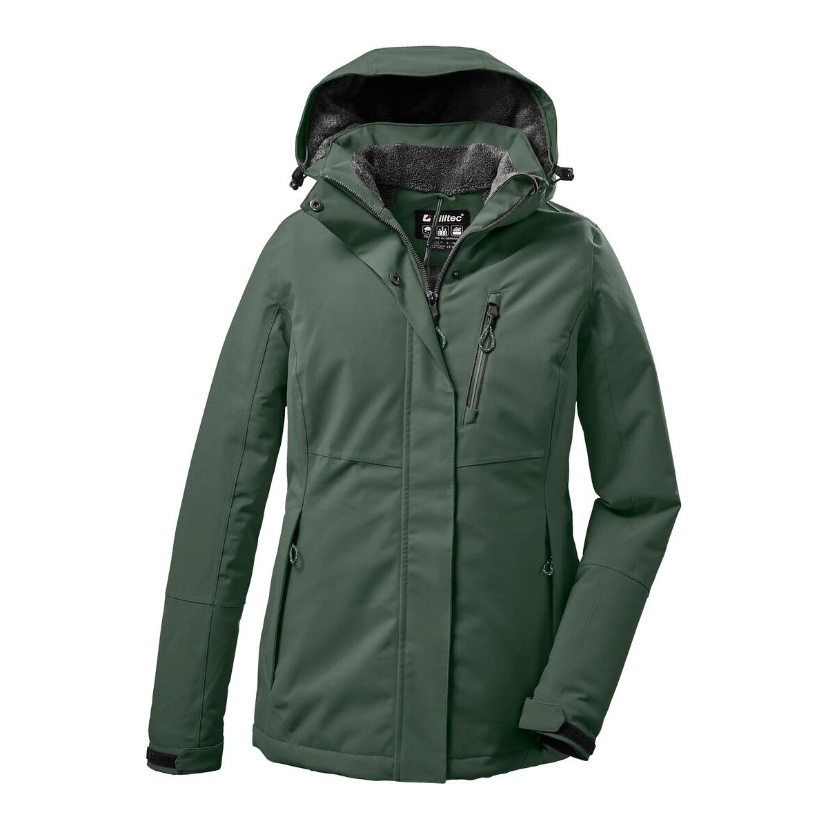 killtec KOW 170 KG Women Jacket grüngrau (00738) 21 38030-000-00738-21