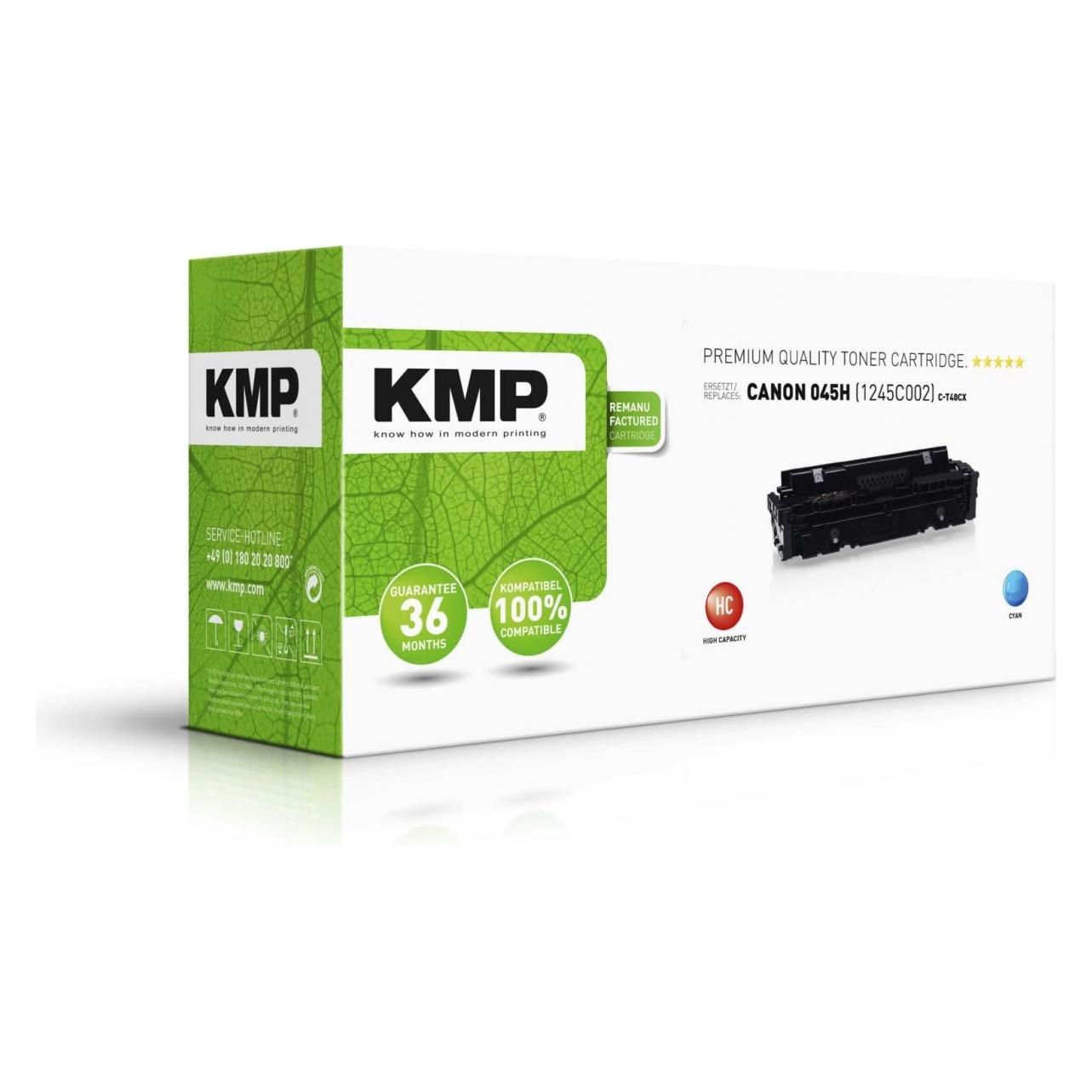 KMP C-T40CX Toner kompatibel mit Canon 045 H (C) (3604,3003)