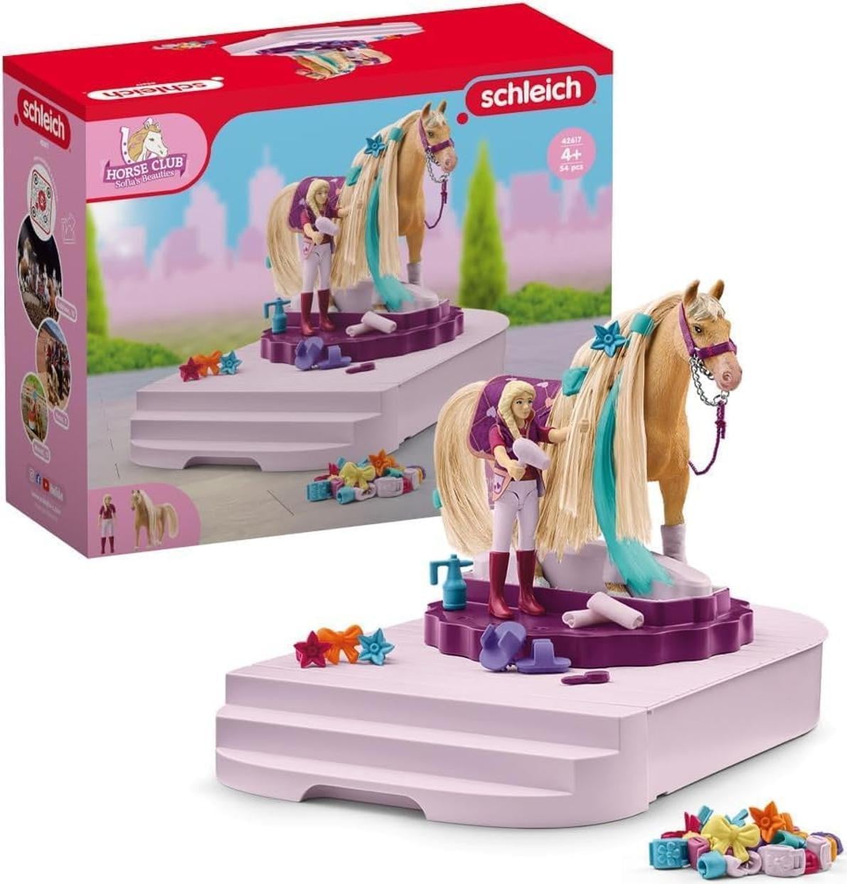 Schleich Horse Club Sofia Beauties Paarden Verzorgingsstation 42617 met 54 onderdelen