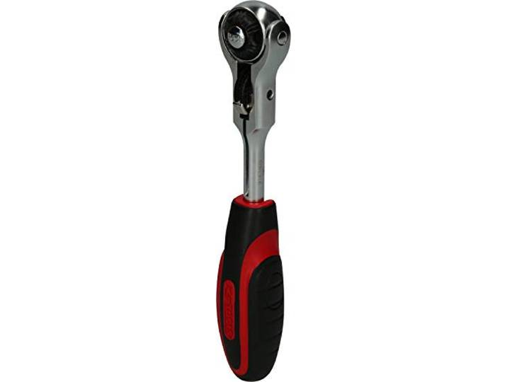 KS Tools 914.1405 1/4\ MODIFIX mini T-handle swivel head ratchet\, 72 teeth Cliquet MODIFIX 1/4'' à tête pivotante et poignée en T\, 72 dents