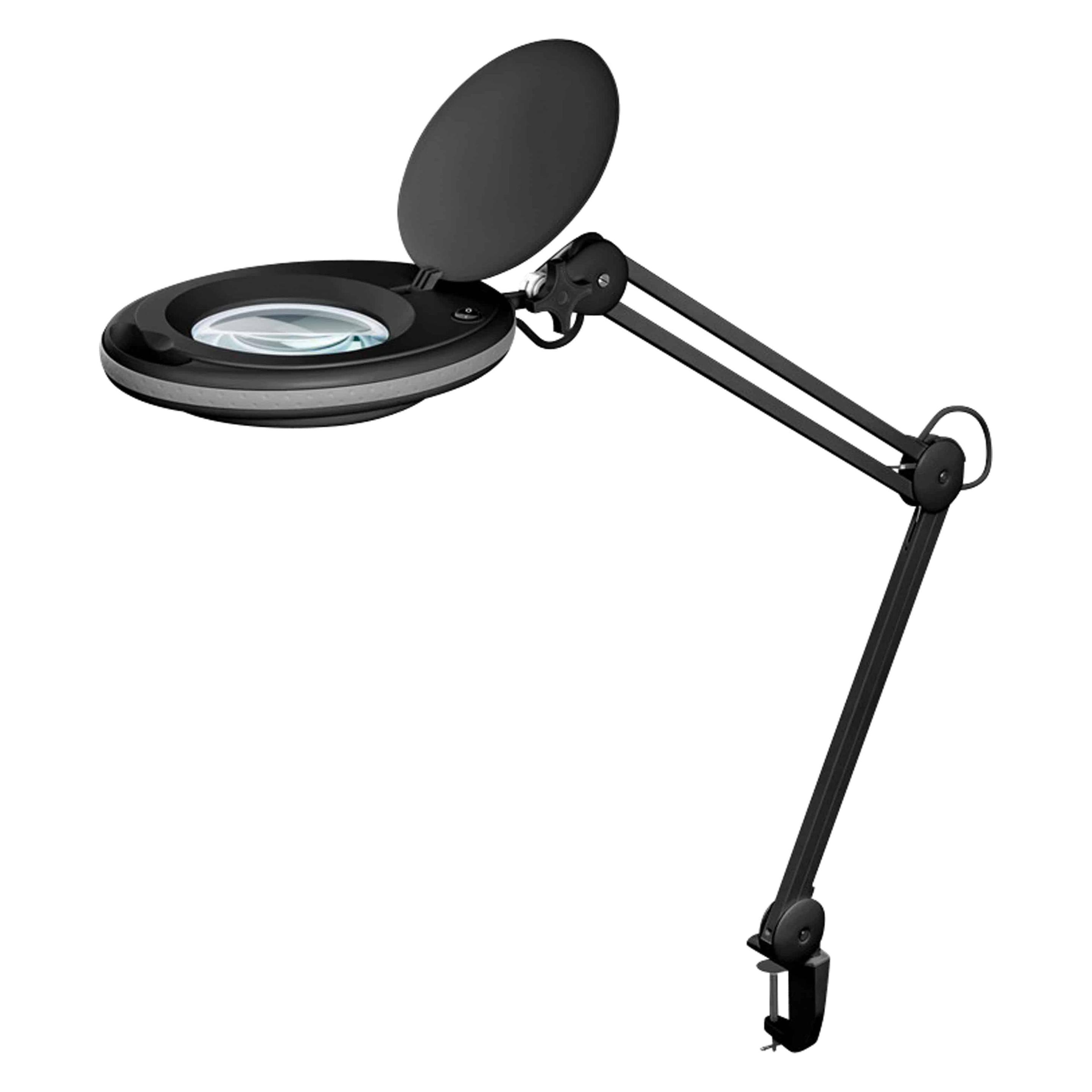 Goobay LED-Klemm-Lupenleuchte, 8 W, schwarz (650 lm) (64989)