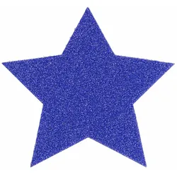 Deko-Stern - GLIMMER - Blau - 29,5 cm
