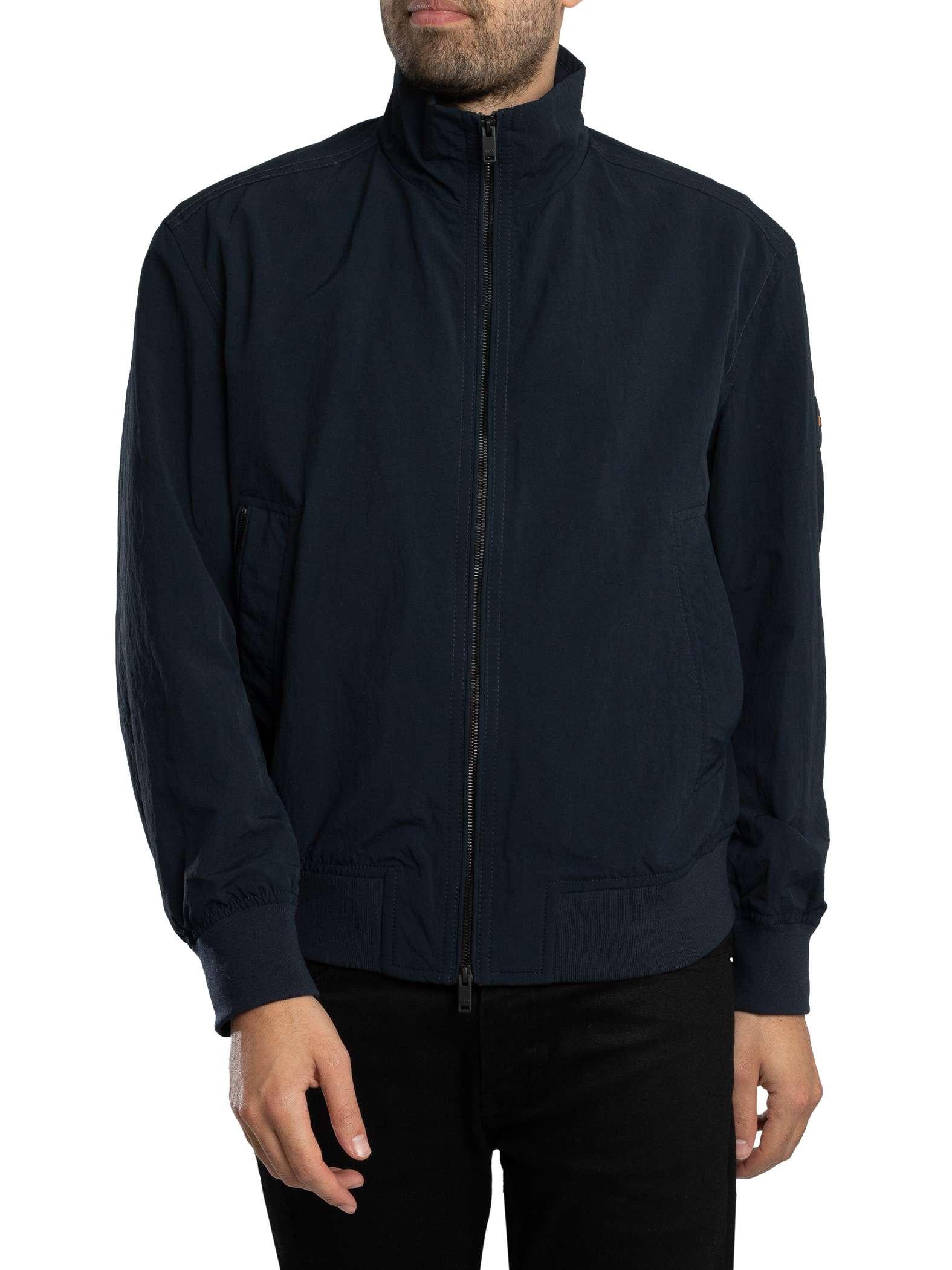 BOSS Offene, Leichte Jacke, Blau