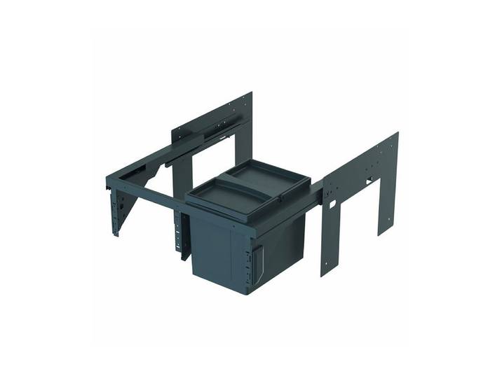 WESCO Einbaumülleimer Abfallsammler Pullboy Soft Fusion 320 K/600-1, anthrazit