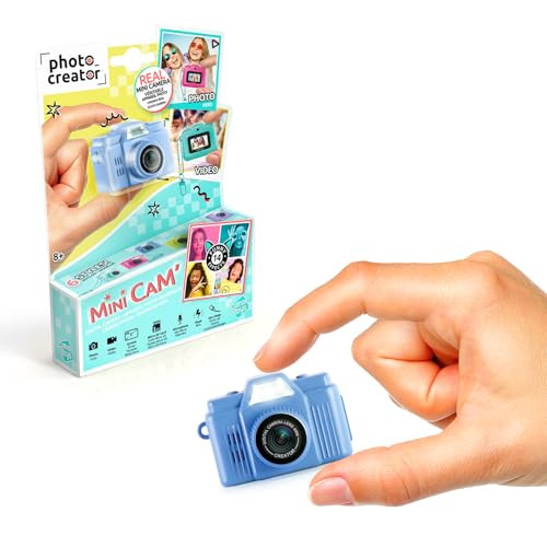 Canal Toys Photo Creator Mini Cam' Digitale Camera en Video Retro met Sleutelhanger en 1 GB SD-kaart CLK 059