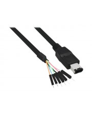 InLine IEEE 1394-Kabel 1394 Header S bis FireWire 6-polig S 40 cm Schwarz (34440A)