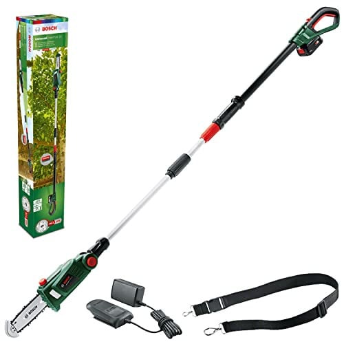 Bosch Home and Garden Accu Hoogsnoeier ChainPole 18, 18 V Systeem, 2,5 Ah, Groen