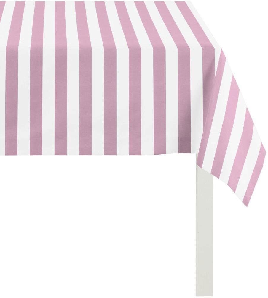 Mitteldecke APELT "DELFI, LOFT STYLE, Jacquard", rosa (rosa, weiß), B:90cm L:90cm, Polyester, Tischdecken, Mitteldecke rosa, weiß B/L: 90cm x 90cm, 1 Stk., quadratisch
