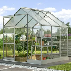 Vitavia Gewächshaus "Kapitol 3800",aluminium eloxiert,3,8 m2