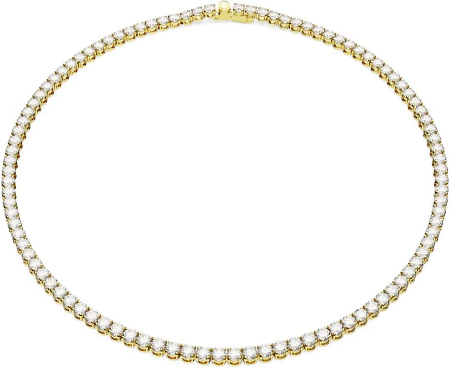 Swarovski Matrix Tennis kaulakoru, koko M, keltakullanväri ja kirkkaat