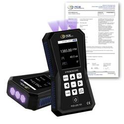 PCE Instruments Stroboskop PCE-LES 103UV-385-ICA inkl. ISO-Zertifikat Blitzfrequenz 60 … 300000 FPM Pocket Size IP52