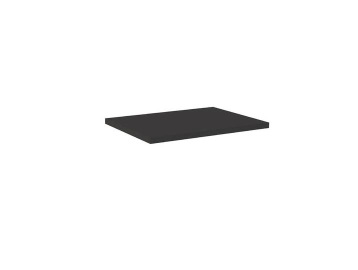 Lomadox Waschtischplatte PUEBLA-56-BLACK, Platte in schwarz matt 60cm