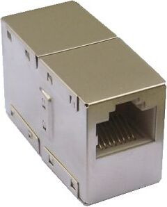Datacom STP CAT5E koppeling, 2xRJ45 (8p8c), recht, afgeschermd
