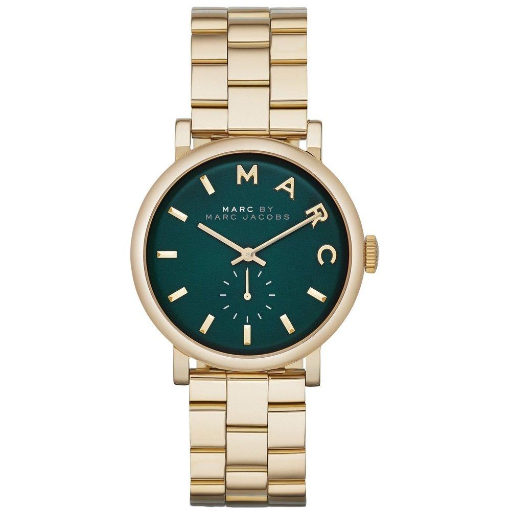 Marc Jacobs MBM3245 Baker Goud Groen Wijzerplaat Dames Horloge