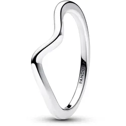 Pandora 193095C00 Silberring für Damen Polierte Welle, 52/16,6