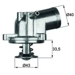 Thermostat Kühlmittel MAHLE TI 21 71 für Mercedes-Benz VW E