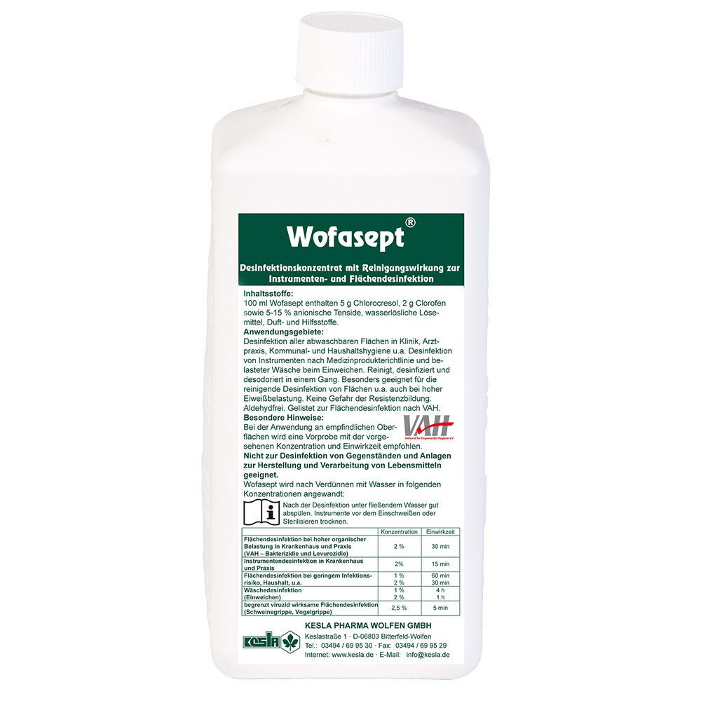 Wofasept Instrumenten- und Flächendesinfektion 1 l Konzentrat