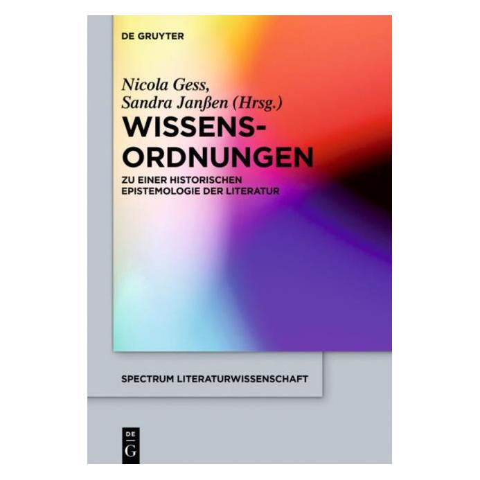 De Gruyter WissensOrdnungen (Deutsch, Hardcover, Nicola Gess, Sandra Janssen) (67767771)