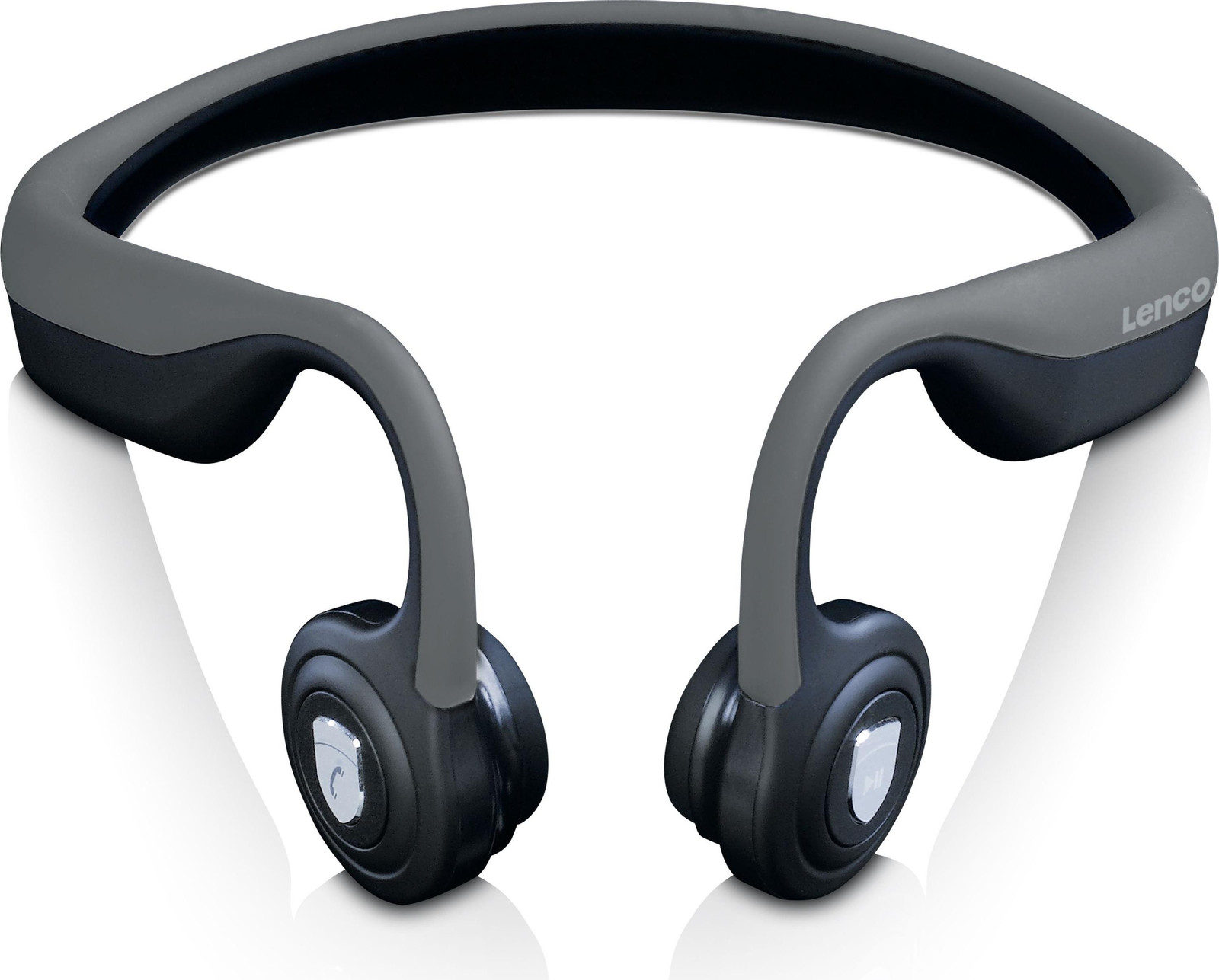 Lenco HBC-200 Bluetooth hoofdtelefoon met bottransmissie, Zwart