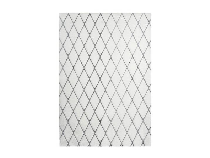 Kayoom Hochflorteppich, Anthrazit, Weiss, Textil, geometrisch, rechteckig, 160x230 cm, pflegeleicht, Teppiche & Böden, Teppich, Hochflorteppiche & Shaggys