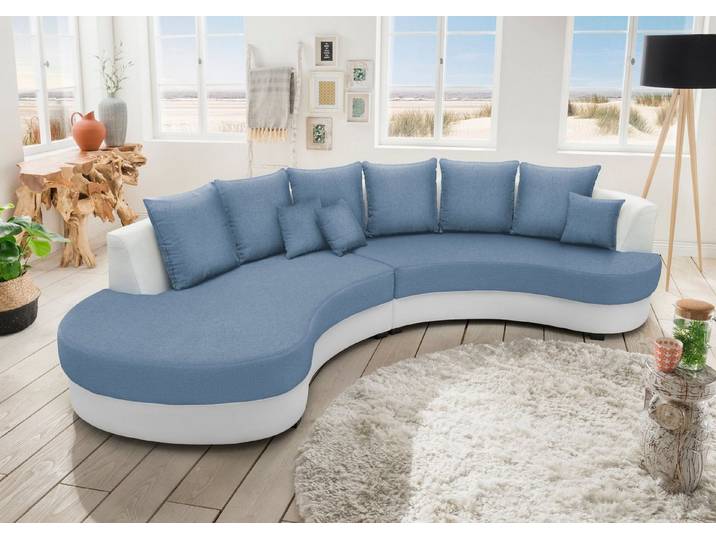 Home affaire Ecksofa Limoncello modern & bequem, organische Formensprache, ergonomische Form
