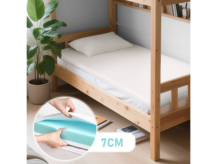 Surmatelas de 7 cm, différentes tailles, améliore votre ancien matelas lorsque les ressorts sont inconfortables, rénovation des appartements locatifs