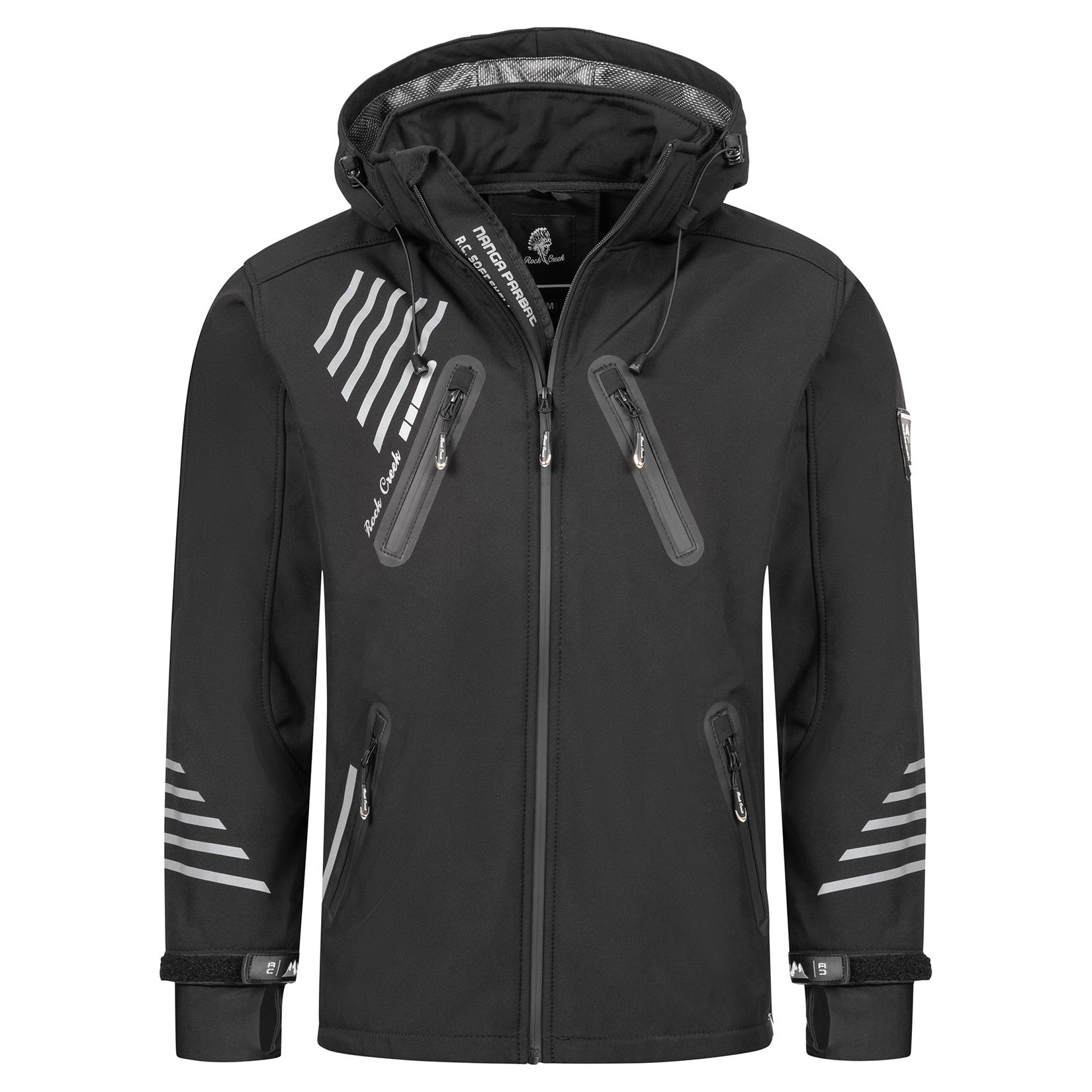 Rock Creek Jacke Softshelljacke Regular Fit