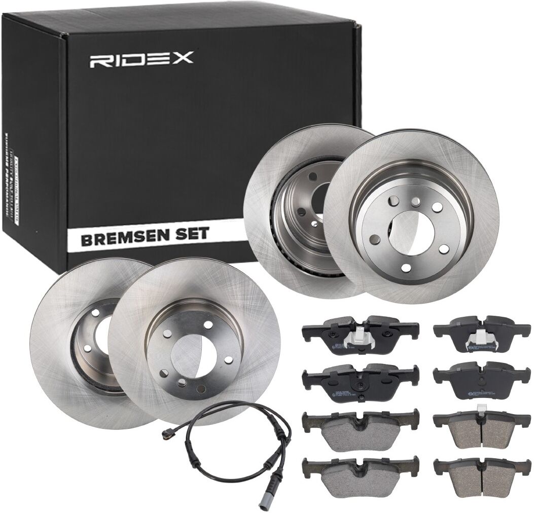 RIDEX 3405B1743 Brake discs and pads set