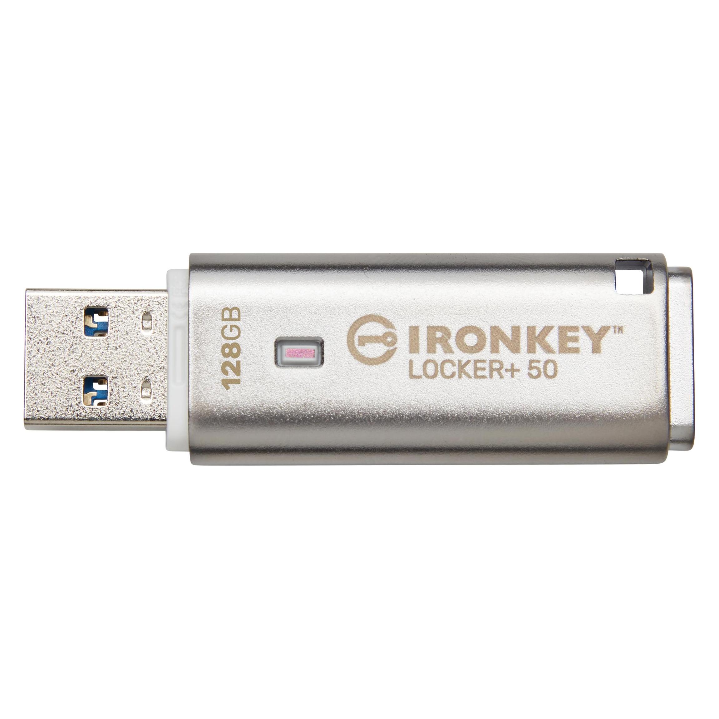 Kingston IronKey Locker+ 50 (128 GB, USB-A) (IKLP50/128GB)