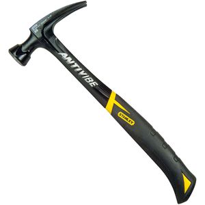 Stanley Klauenhammer FATMAX Antivibe, FMHT1-51278, 567g Kopfgewicht, mit Vollstahlstiel, gerade Klaue