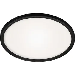 Briloner, Deckenleuchte, Ultraflaches CCT LED Panel,schwarz, 1xLED/18W (2400 lm)
