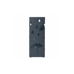 Schirmständer   , grau , Metall,Kunststoff , Maße (cm): B: 15,5 H: 49