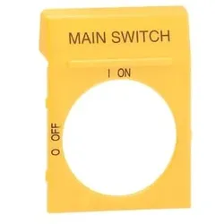 ABB Stotz S&J Textschild OPY2EN1