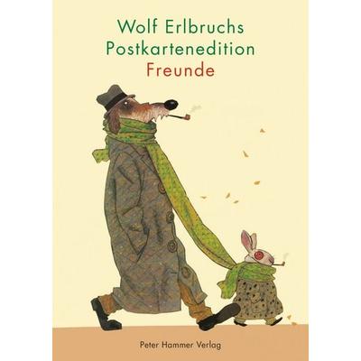 Wolf Erlbruchs Postkartenedition Freunde, Karte von , Peter Hammer Verlag