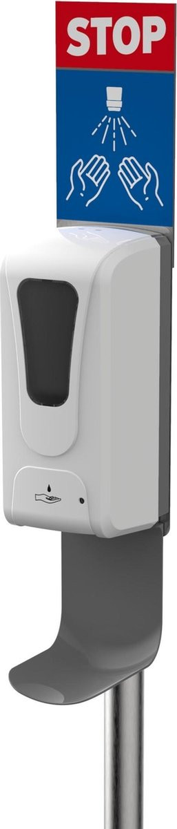 Desinfectiezuil met contactloze GEL dispenser