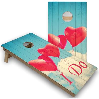 Skip's Garage Solid Wood Cornhole Boards - I Do Design
