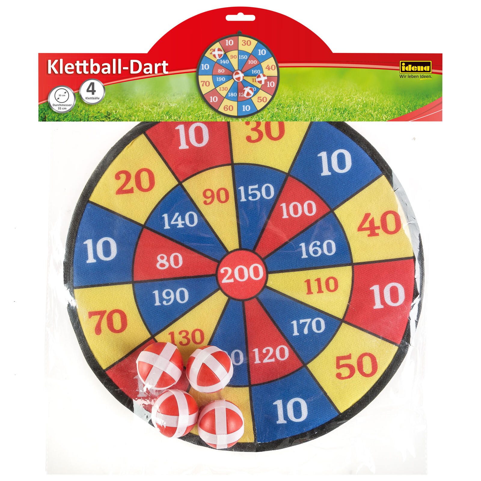 Idena Klettball-Dart Geschicklichkeitsspiel 40095