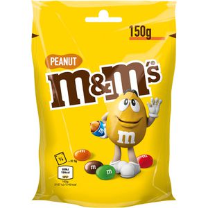 M&Ms Schokobonbons Peanut, Erdnüsse in Milchschokolade, 150g